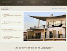 Tablet Screenshot of capitolcrossingapts.com